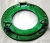 AL4859A - Porthole Mirror Aluminum Green. 9"